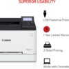 Canon imageCLASS LBP632Cdw - Wireless Duplex Color Laser Printer, Single Function, Home Office, Mobile Ready, 22 PPM Color, White