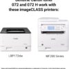 Canon Genuine 072 Black Toner Cartridge High Capacity Compatible with MF280 Series and LBP172dw Canon Genuine 072 Black Toner Cartridge High Capacity Compatible with MF280 Series and LBP172dw