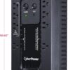 CyberPower EC450G Ecologic Battery Backup & Surge Protector UPS System, 450VA/260W, 8 Outlets, ECO Mode, Compact Uninterruptible Power Supply