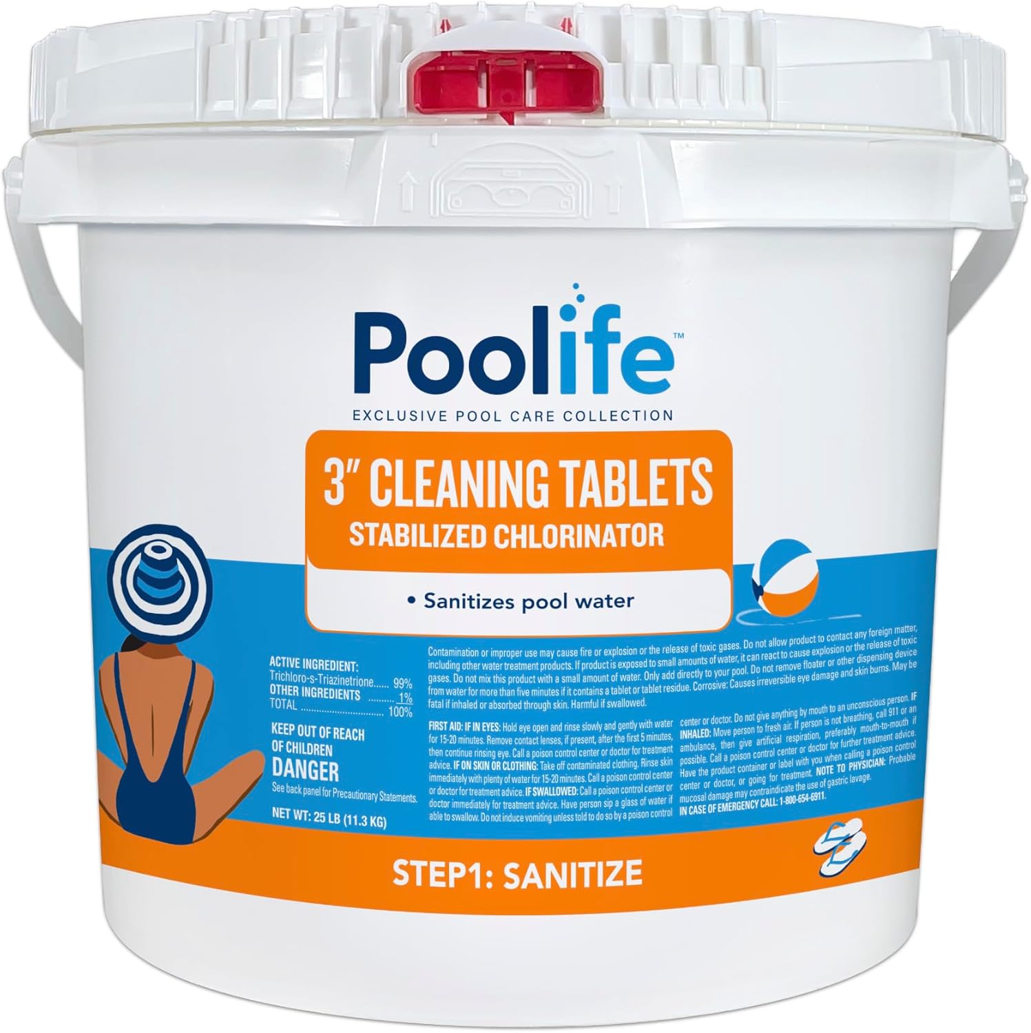 Poolife 3" Cleaning Tablets (25 lb)