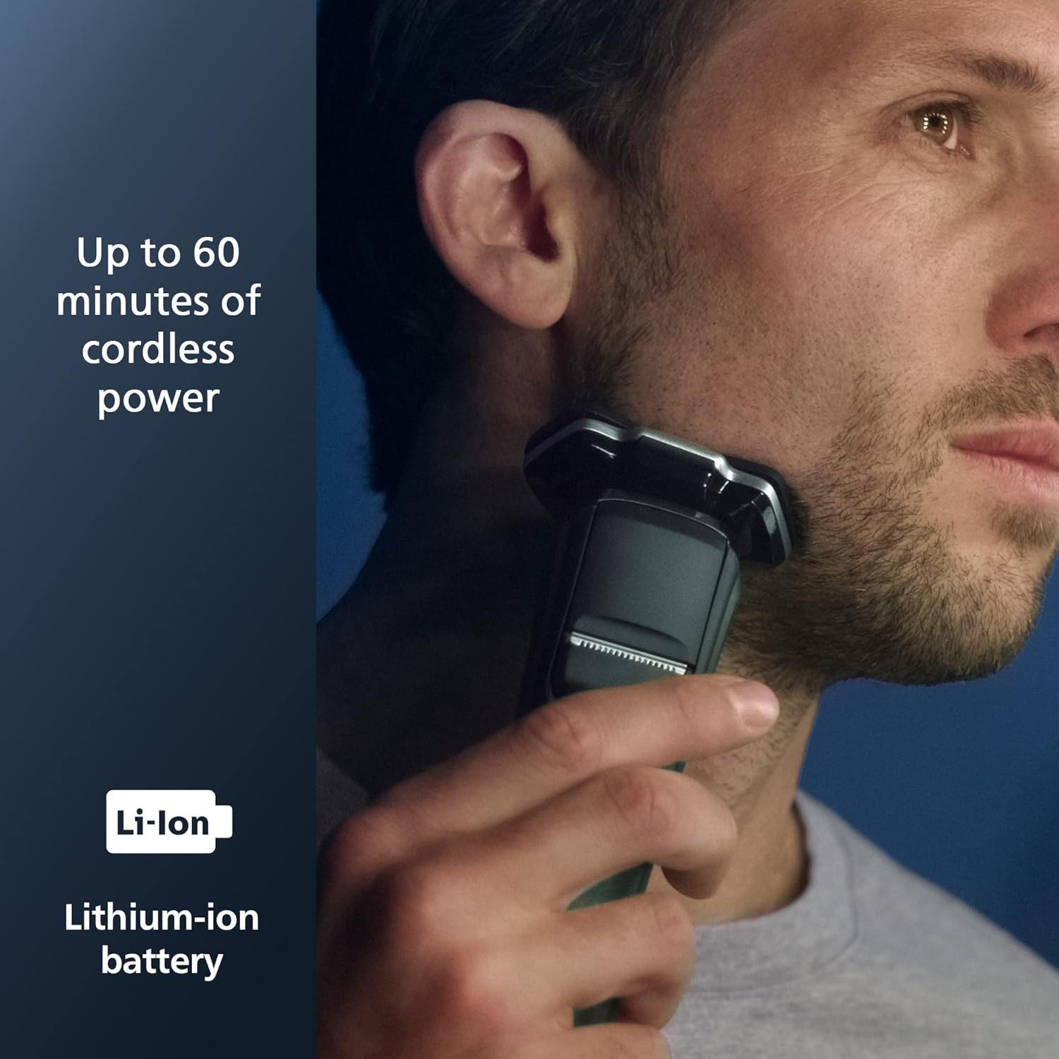 71IUinpTORL._AC_SL1500_.jpg Philips Norelco Shaver 7600, Rechargeable Wet & Dry Electric Shaver with SenseIQ Technology, Quick Clean Pod, Travel Case & Pop-up Trimmer, S7886/84