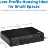 Tripp Lite 600VA UPS Desktop Battery Backup and Surge Protector, 300W, 4 Outlets, Home & Office UPS, Small Form Factor, Wall Mounting Option, 5ft Cord, 3-Year Warranty (BC600R) Tripp Lite 600VA UPS Desktop Battery Backup and Surge Protector, 300W, 4 Outlets, Home & Office UPS, Small Form Factor, Wall Mounting Option, 5ft Cord, 3-Year Warranty (BC600R)