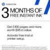 HP Envy Photo 7975 Wireless Color Inkjet Photo Printer, Print, scan, Copy, Easy Setup, Mobile Printing, Best-for-Home, 3 Month Instant Ink Trial Included, AI-Enabled (B63K3A) HP Envy Photo 7975 Wireless Color Inkjet Photo Printer, Print, scan, Copy, Easy Setup, Mobile Printing, Best-for-Home, 3 Month Instant Ink Trial Included, AI-Enabled (B63K3A)