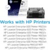 HP 90X Black High-Yield Toner Cartridge | Works LaserJet Enterprise 600 M602, M603 Series, LaserJet Enterprise M4555 MFP Series | CE390X