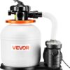 VEVOR FlashPure Sand Filter Pump, 14 in for Above Ground Pool, 0.75 HP 3500 GPH, Swimming Pool Filter System with Timer, 6X Faster Filtration, Media Installed, Leak-Resistant, Ready to Use Out of Box VEVOR FlashPure Sand Filter Pump, 14 in for Above Ground Pool, 0.75 HP 3500 GPH, Swimming Pool Filter System with Timer, 6X Faster Filtration, Media Installed, Leak-Resistant, Ready to Use Out of Box