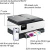 HP OfficeJet Pro 8125 Wireless All-in-One Color Inkjet Printer, Print, Scan, Copy, ADF, Duplex Printing Best-for-Home Office, 3 Month Trial of Instant Ink Included, AI-Capable (C2VJ4A)