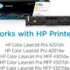 HP 210X Yellow High-Yield Toner Cartridge | Works Color LaserJet Pro 4201, Color LaserJet Pro MFP 4301 Series | W2102X