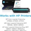 HP 213X High Yield Cyan Original LaserJet Toner Cartridge, W2131X. Works LaserJet Enterprise 5700, 5800, 6700, 6701, 6800, 6801 HP 213X High Yield Cyan Original LaserJet Toner Cartridge, W2131X. Works LaserJet Enterprise 5700, 5800, 6700, 6701, 6800, 6801