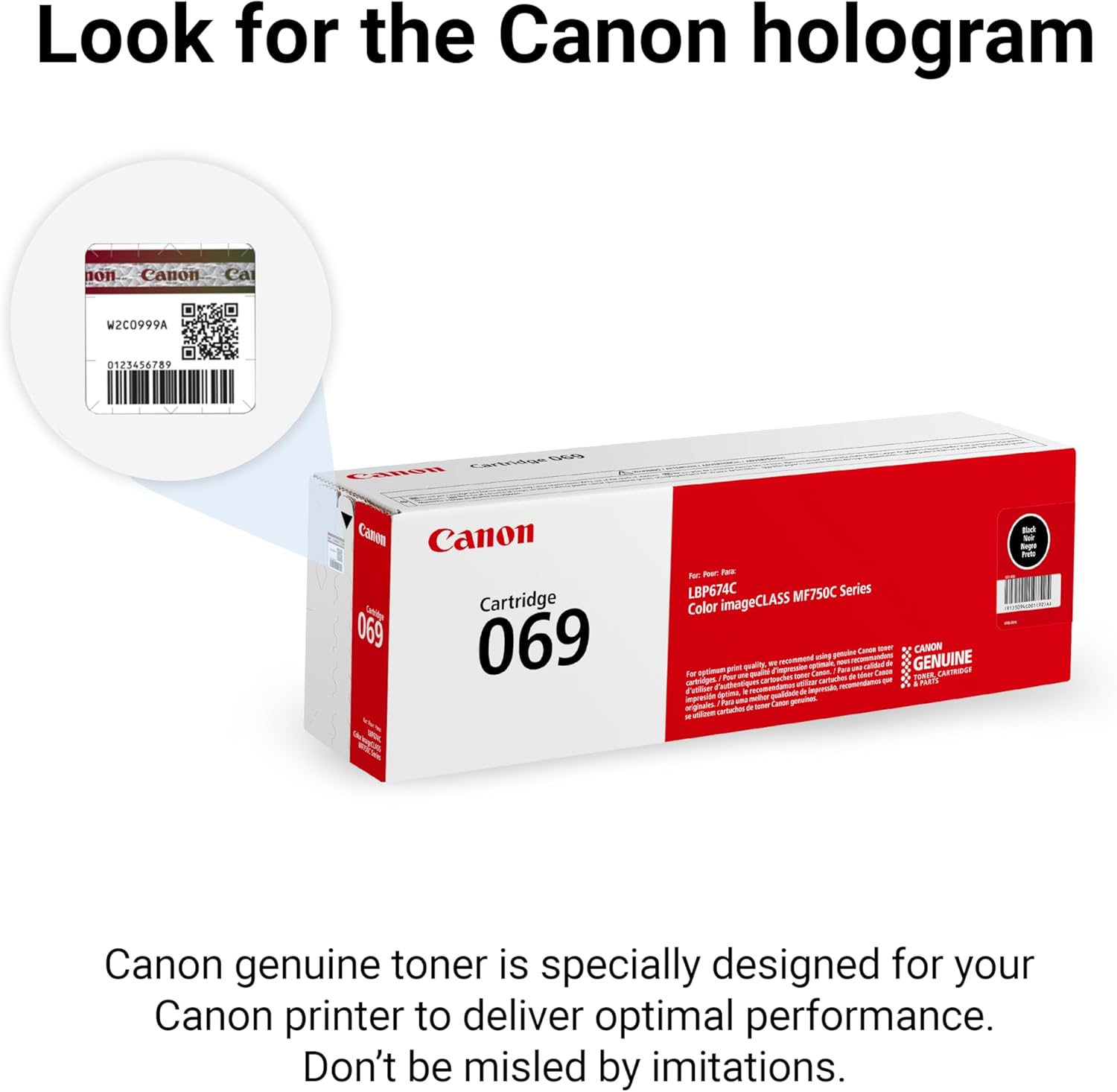 71Qgk-yw-9L._AC_SL1500_.jpg Canon Genuine 069 Black Toner Cartridge Compatible with MF753Cdw, MF751Cdw, LBP674Cdw