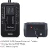 CyberPower EC550G Ecologic UPS Battery Backup and Surge Protector, 550VA/330W, 8 Outlets, ECO Mode, Compact, UL Certified