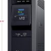 CyberPower CP1000PFCLCD PFC Sinewave UPS Battery Backup and Surge Protector, 1000VA/600W, 10 Outlets, AVR, Mini-Tower, UL Certified