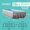 INTEX 26791EH Prism Frame Premium Rectangular Above Ground Swimming Pool Set: 16ft x 8ft x 42in – Complete Set Includes 1000 GPH Cartridge Filter Pump INTEX 26791EH Prism Frame Premium Rectangular Above Ground Swimming Pool Set: 16ft x 8ft x 42in – Complete Set Includes 1000 GPH Cartridge Filter Pump