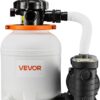 VEVOR FlashPure Sand Filter Pump, 12 in for Above Ground Pool, 0.5 HP 3000 GPH, Swimming Pool Filter System with Timer, 6X Faster Filtration, Media Installed, Leak-Resistant, Ready to Use Out of Box