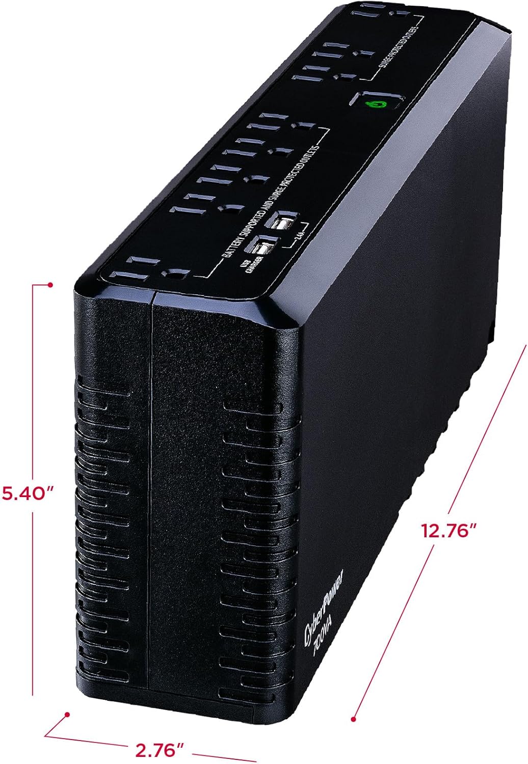 CyberPower SL700U Standby UPS Battery Backup and Surge Protector, 700VA/370W, 8 Outlets, Slim Profile, UL Certified CyberPower SL700U Standby UPS Battery Backup and Surge Protector, 700VA/370W, 8 Outlets, Slim Profile, UL Certified - Image 7