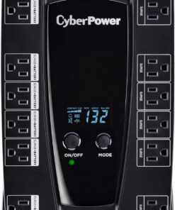 CyberPower AVRG900LCD Intelligent LCD UPS Battery Backup and Surge Protector, 900VA/480W, 12 Outlets, AVR, Compact, UL Certified