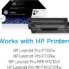 HP 85A Black Toner Cartridges (2-Pack) | Works LaserJet Pro P1102, P1109 Series, LaserJet Pro MFP M1212, M1217 Series | CE285D