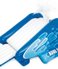 Intex Kool Splash Inflatable Water Slide Swimming Pool Play Center with Built in Sprayers for Kids and Adults, Ages 6 and Up, Blue