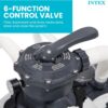 Intex 3000 GPH Sand Filter Pump with Built-In Timer and Krystal Clear Saltwater System Maintenance Set for Above Ground Outdoor Swimming Pools Intex 3000 GPH Sand Filter Pump with Built-In Timer and Krystal Clear Saltwater System Maintenance Set for Above Ground Outdoor Swimming Pools