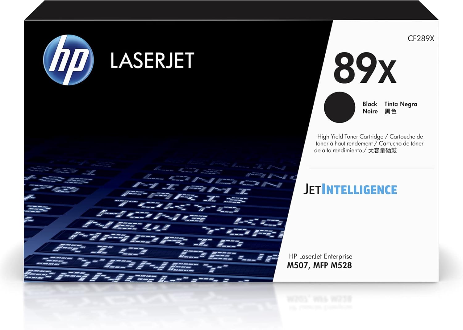 HP 89X Black High-Yield Toner Cartridge | Works with LaserJet Enterprise M507, MFP M528 | CF289X