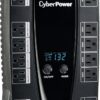 CyberPower AVRG900LCD Intelligent LCD UPS Battery Backup and Surge Protector, 900VA/480W, 12 Outlets, AVR, Compact, UL Certified