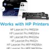 HP 26A Black Toner Cartridge Printers (2-Pack) | Works with LaserJet Pro M402 Series; LaserJet Pro MFP M426 Series | 14.25 x 8.03 x 7.8 | CF226AD1