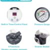 Intex 2800 GPH Pool Sand Filter Pump with Krystal Clear Saltwater System and Automatic Timer for Above Ground Swimming Pools, Black Intex 2800 GPH Pool Sand Filter Pump with Krystal Clear Saltwater System and Automatic Timer for Above Ground Swimming Pools, Black