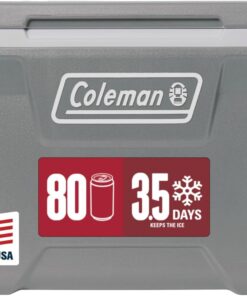 Coleman Classic Series Insulated Portable Cooler, Leak-Resistant Outdoor Hard Cooler Keeps Ice up to 5 Days, 52/70/120/150 Quart