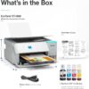 Epson EcoTank ET-2980 Wireless All-in-One Color Supertank Printer with Refillable Ink Tanks, 3 Years of Ink, Mobile Printing, 15 PPM, Color Touchscreen, Auto 2-Sided, White Epson EcoTank ET-2980 Wireless All-in-One Color Supertank Printer with Refillable Ink Tanks, 3 Years of Ink, Mobile Printing, 15 PPM, Color Touchscreen, Auto 2-Sided, White