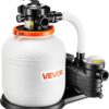 VEVOR FlashPure Sand Filter Pump, 14 in for Above Ground Pool, 0.75 HP 3500 GPH, Swimming Pool Filter System with Timer, 6X Faster Filtration, Media Installed, Leak-Resistant, Ready to Use Out of Box VEVOR FlashPure Sand Filter Pump, 14 in for Above Ground Pool, 0.75 HP 3500 GPH, Swimming Pool Filter System with Timer, 6X Faster Filtration, Media Installed, Leak-Resistant, Ready to Use Out of Box