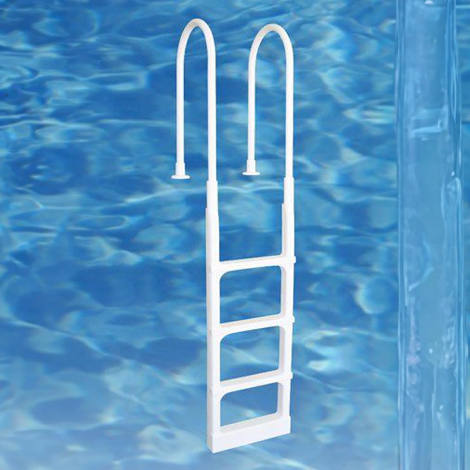 71cTL56jzYL._AC_SL1500_.jpg Main Access 200300 ProSeries Above Ground Pool Step Ladder, White