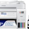 Epson EcoTank ET-3843 Wireless Color All-in-One Cartridge-Free Supertank Printer with Scanner, Copier, ADF and Ethernet-for The Ultimate Home Office, White