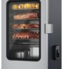 EAST OAK 30" Electric Smoker for Outdoors | Built-in Meat Probe Up to 6× Longer Smokes on a Single Load | Side Chip Loader for Smoking | Bigger Batches with 725 sq in Cooking Area, Mist Silver
