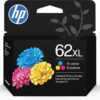 HP 62XL Tri-Color High-Yield Ink | Works with Envy 5540, 5640, 5660, 7640, OfficeJet 5740, 8040, OfficeJet Mobile 200, 250 | Instant Ink Eligible | C2P07AN | Packaging May Vary