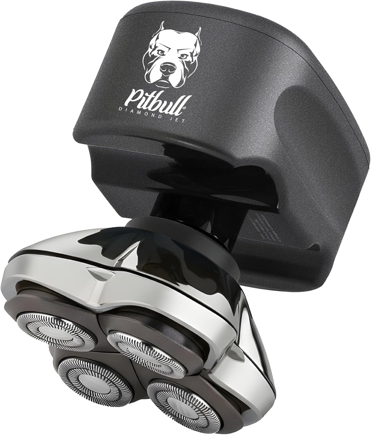 Skull Shaver Pitbull Diamond Jet – Cordless Electric Head Shaver with Turbo Mode, Wet & Dry Use (IPX7 Rating) | 120 Min Cordless Use | with PRO Blades, Travel Case & Baby Beast Trimmer 3SUM