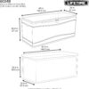 LIFETIME Outdoor Storage Deck Box, 130 Gallon, Arctic White, Lockable, UV-Protected, for Decks and Marine Docks