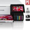 Epson EcoTank Photo ET-8500 Wireless Color All-in-One Supertank Printer with Scanner Copier, Ethernet and 4.3-inch Colorfull Touchscreen - White Epson EcoTank Photo ET-8500 Wireless Color All-in-One Supertank Printer with Scanner Copier, Ethernet and 4.3-inch Colorfull Touchscreen - White