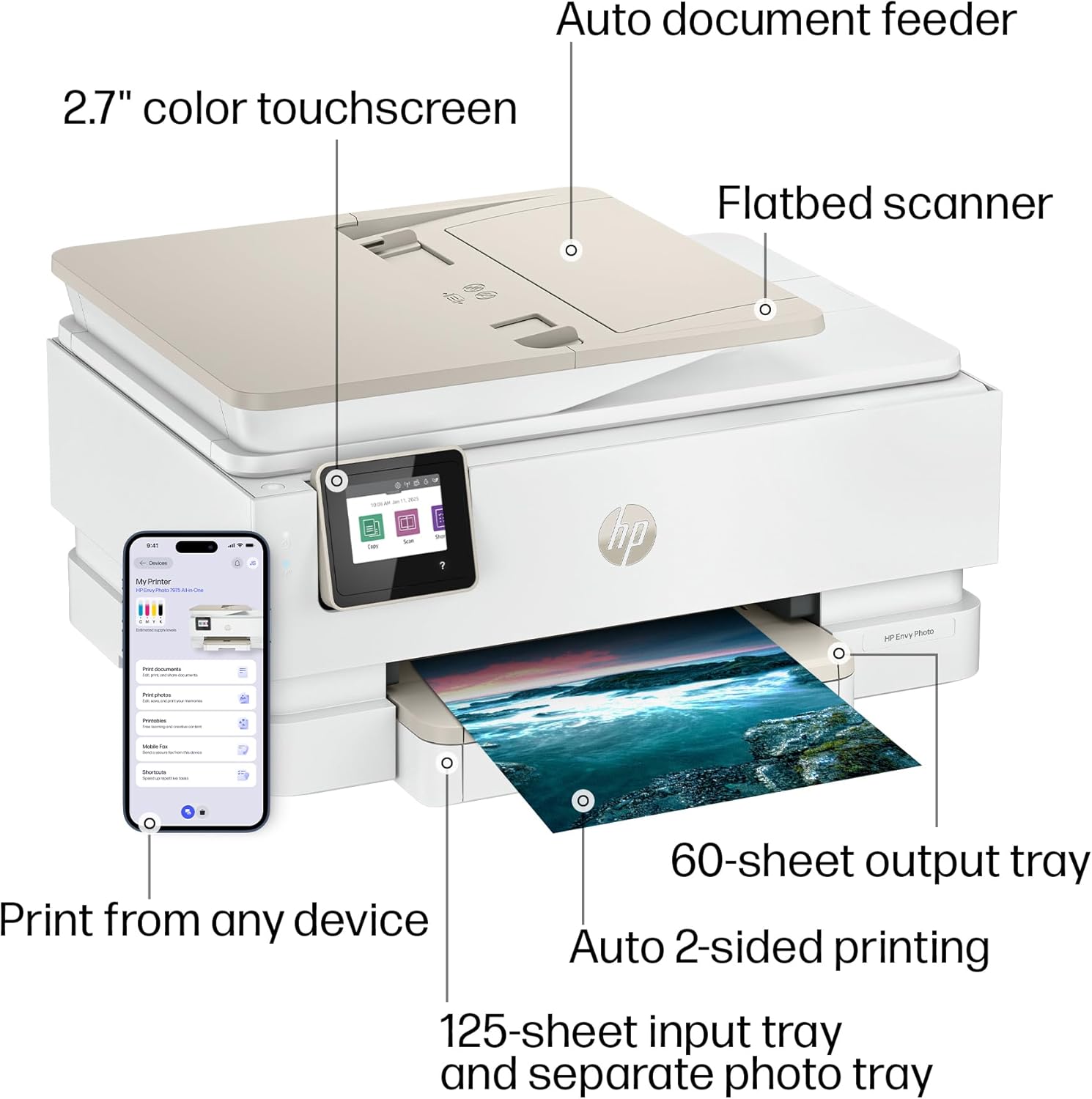 71dr43eAWIL._AC_SL1500_.jpg HP Envy Photo 7975 Wireless Color Inkjet Photo Printer, Print, scan, Copy, Easy Setup, Mobile Printing, Best-for-Home, 3 Month Instant Ink Trial Included, AI-Enabled (B63K3A)