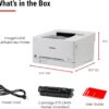 Canon Color imageCLASS LBP646Cdw Wireless Laser Single-Function Printer for Duplex Printing, White - 26 PPM Home Office, Small Office Printer
