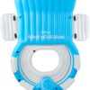 Intex 56299EP 145 x 125 x 20 Inch Splash N Chill Inflatable Lake and Pool Relaxation Island Lounger Seat for up to 7 Adults, Blue and White Intex 56299EP 145 x 125 x 20 Inch Splash N Chill Inflatable Lake and Pool Relaxation Island Lounger Seat for up to 7 Adults, Blue and White