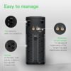 APC UPS Back-UPS Pro 1000VA Sinewave UPS, 600W Battery Backup & Surge Protector, AVR, 10 Outlets, LCD, USB-C & USB-A Charging Ports, BR1000MS Uninterruptible Power Supply for Computers, Electronics