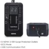 CyberPower EC450G Ecologic Battery Backup & Surge Protector UPS System, 450VA/260W, 8 Outlets, ECO Mode, Compact Uninterruptible Power Supply