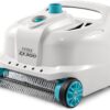 INTEX Deluxe Pressure-Side Above Ground Automatic Pool Cleaner Vacuum - for Bigger Pools – Cleans Pool Floors and Walls – Removes Debris – Removable Filter Tray – 21ft Tangle Free Hose
