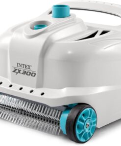INTEX Deluxe Pressure-Side Above Ground Automatic Pool Cleaner Vacuum - for Bigger Pools – Cleans Pool Floors and Walls – Removes Debris – Removable Filter Tray – 21ft Tangle Free Hose