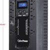 CyberPower EC650LCD Ecologic UPS Battery Backup and Surge Protector, 650VA/390W, 8 Outlets, ECO Mode, Compact, UL Certified