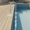 VEVOR Swimming Pool Ladder, 4-Step Double Handrails Stairs with Non-Slip Heavy Duty Steps, Stainless Steel Load Capacity 265 lbs, for 54 in Inground Pools with Mounted Deck Board Indoor & Outdoor