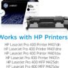 HP 80A Black Toner Cartridge for HP | Works with LaserJet Pro 400 M401, MFP M425 | CF280A HP 80A Black Toner Cartridge for HP | Works with LaserJet Pro 400 M401, MFP M425 | CF280A