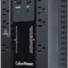 CyberPower EC550G Ecologic UPS Battery Backup and Surge Protector, 550VA/330W, 8 Outlets, ECO Mode, Compact, UL Certified