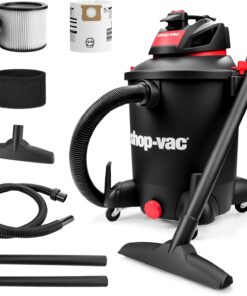Shop-Vac 5761011 10 Gallon Wet/Dry Shop Vacuum, 4.5 Peak HP, 1.5 Inch Diameter x 7 Foot Hose, 12 Foot Cord, Ideal for Home, Garage, and Workshop Cleaning