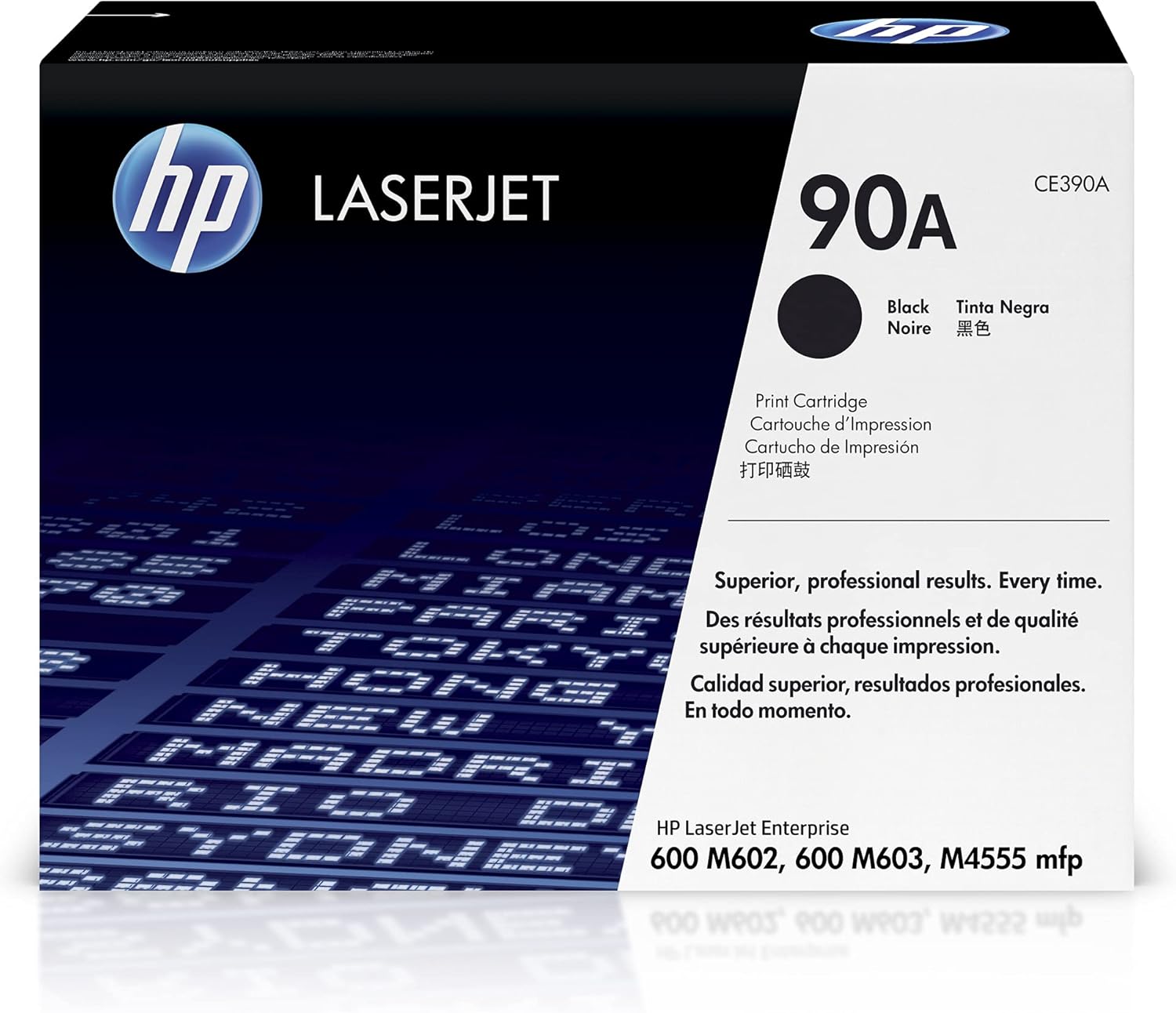 HP 90A Black Toner Cartridge | Works LaserJet Enterprise 600 M602, M603 Series, LaserJet Enterprise M4555 MFP Series | CE390A