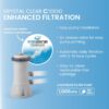 Intex 15ft x 48in Easy Set Outdoor Above Ground Swimming Pool Kit with Ladder, Cover, 1000 GPH GFCI Filter Pump and 6 Replacement Filter Cartridges